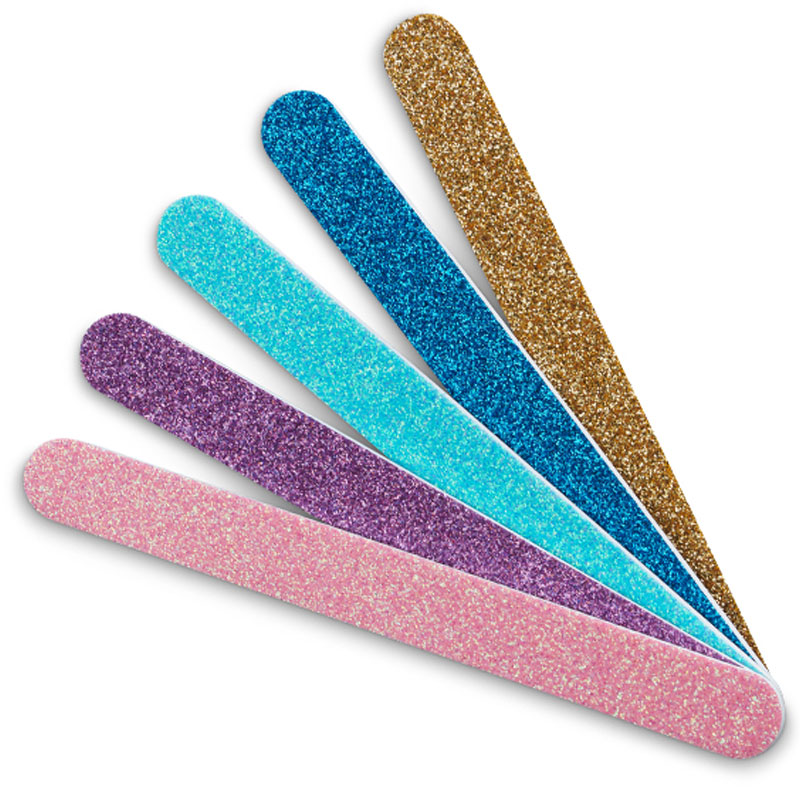 Limes  ongles decors paillettes grain180 X5